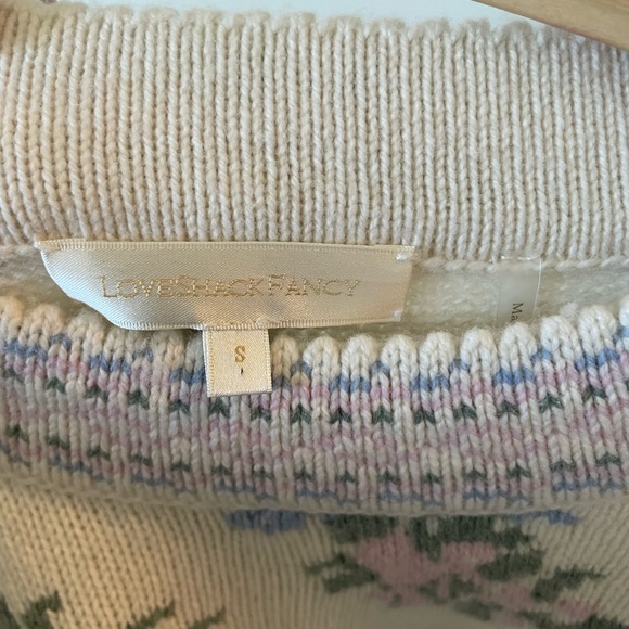 LoveShackFancy Warwick Pullover Sweater - Picture 5 of 6